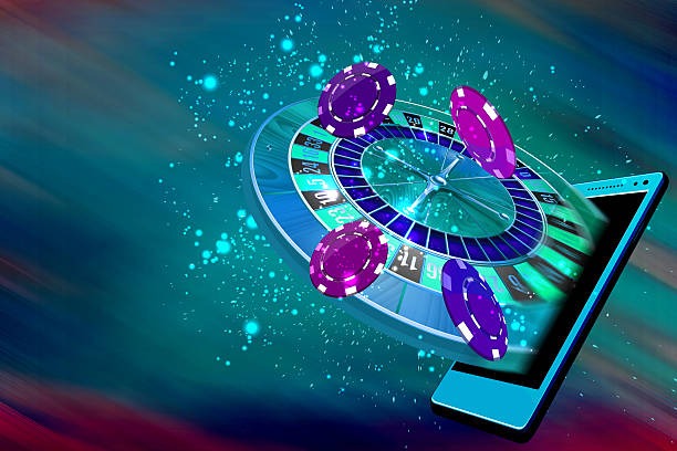 Mobile phone showing slot game interface with Aviator game screen